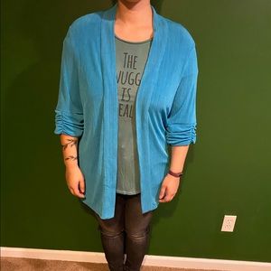 Light blue cardigan